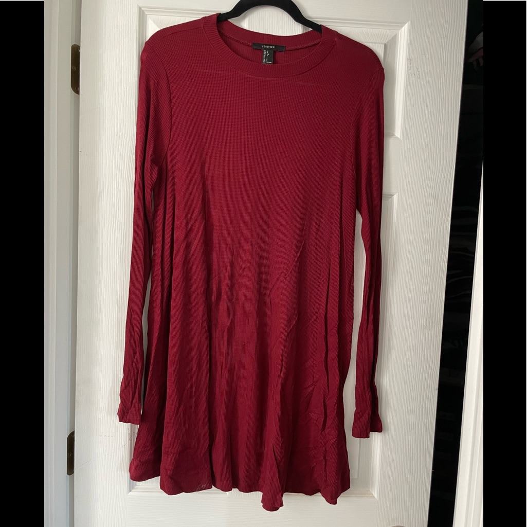 Ruby Red Mini Dress